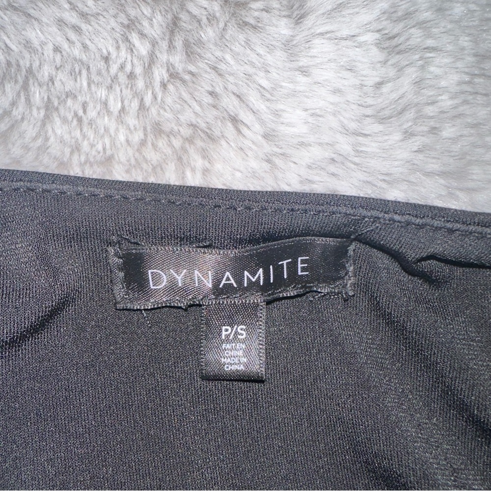 Dynamite Black Square Neck Crop Top - Picture 5 of 5